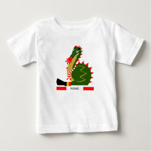 Grön drake av staden Mons, Belgien T Shirt