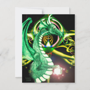 Grön drake~*Lore*~ Inbjudningar