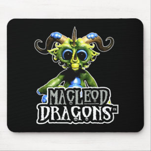 Grön drake Mousepad för MD Musmatta