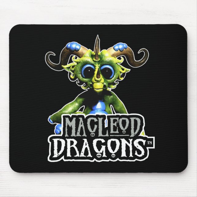 Grön drake Mousepad för MD Musmatta (Framsidan)