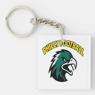 Grön Eagle Maskot Philly Fotboll Fan Kläder