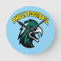 Grön Eagle Maskot Philly Fotboll Fan Kläder