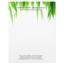 Grön Eco vänlig landskap affär