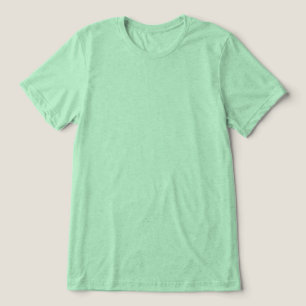 Grön enfärgad tomt framsida Unisex T Shirt