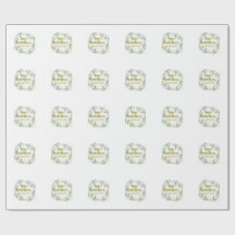 Grön eukalyptus blombröllopsfest namn datum gå