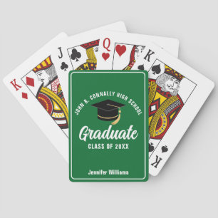 Grön examen från gymnasiet Anpassad examen Casinokort