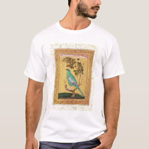 Grön fågel, Mughal (gouachen på papper) T-shirt
