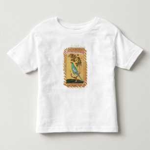 Grön fågel, Mughal (gouachen på papper) Tee