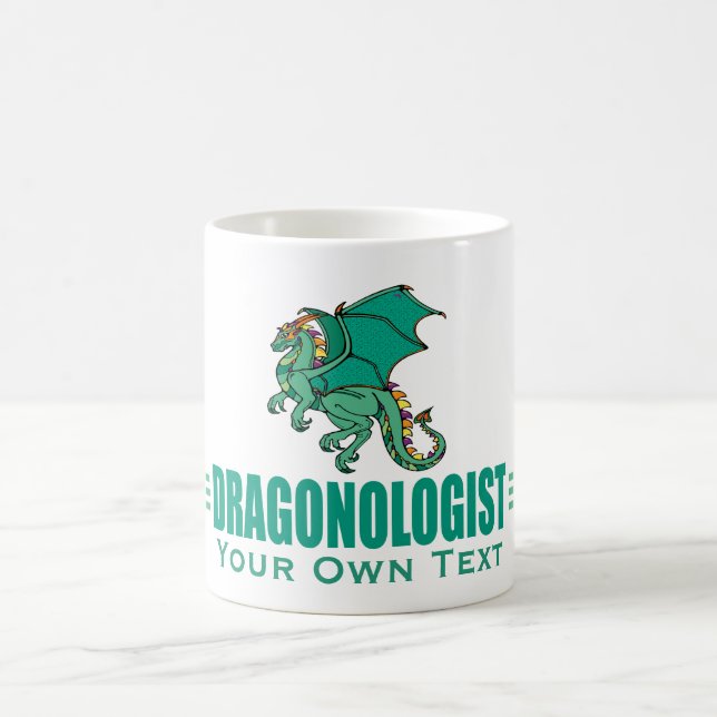 Grön Fantasydrake Kaffemugg (Center)