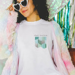 Grön Fiesta Modern Franje Möhipparty T Shirt<br><div class="desc">Denna moderna franjedesign ger en lekfull nick till fiesta eller den chicaste soarén av dem alla! Färgerna är livfulla,  lekfulla och inbjudande med precis rätt mängd sofistikering.</div>