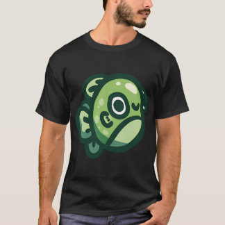 Grön Fisk Doodle T Shirt