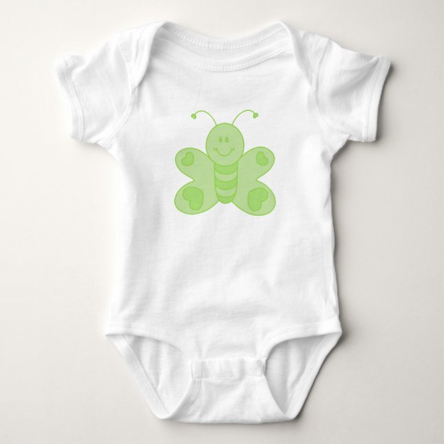 Grön Fjärilsklättrare Tee (Framsida)