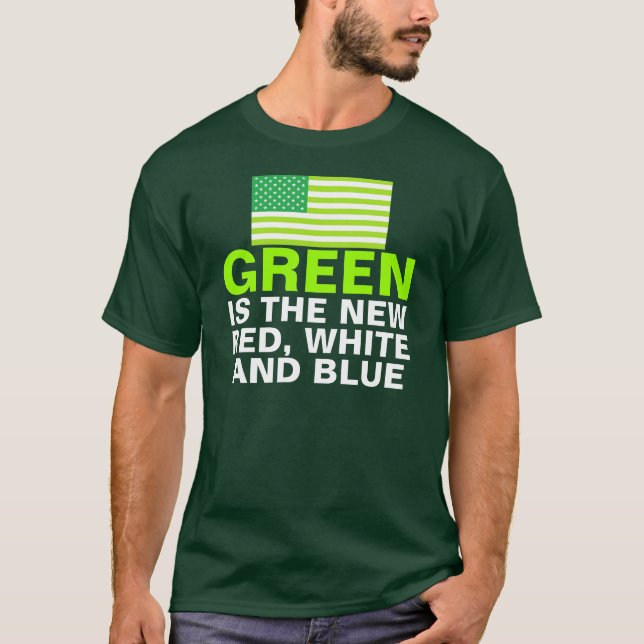 Grön flagga tee (Framsida)