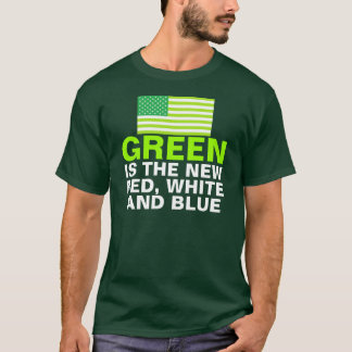 Grön flagga tee shirt