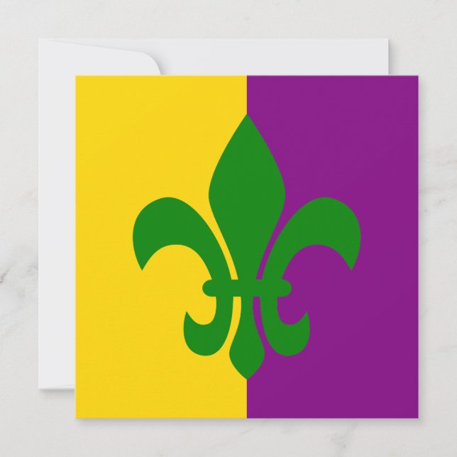 Grön Fleur de Lis (Framsida)