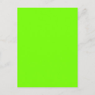 grön fluorescerande vykort