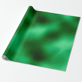 Grön folie presentpapper