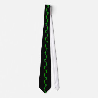 Grön fot Tie Slips