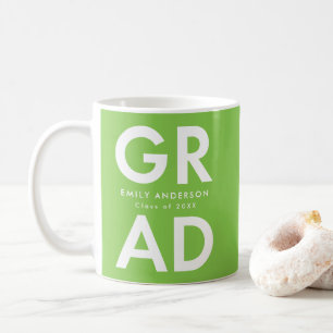 Grön foto Studenten i fetstil, grad Lime Kaffemugg
