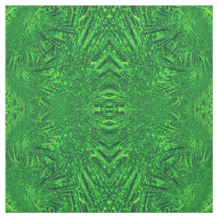 grön fractal. tyg