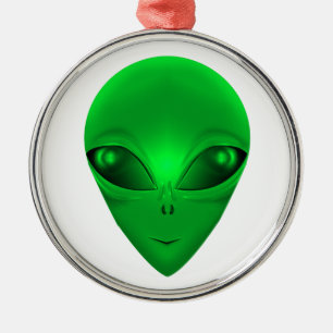 GRÖN FRÄMLING JULGRANSPRYDNAD METALL