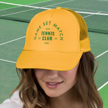 Grön Game Set Match Après Tennis Club Gul