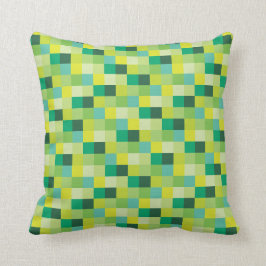 Grön Gamer för mönster | för PIXEL | Pixelated Kudde