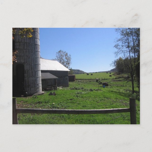 grön gård vykort (Framsida)