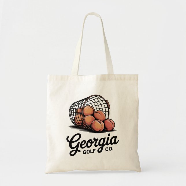 Grön Georgia Golf Co Range Bucket  Tygkasse (Framsidan)