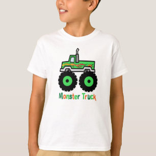Grön gigantisk lastbil t-shirt