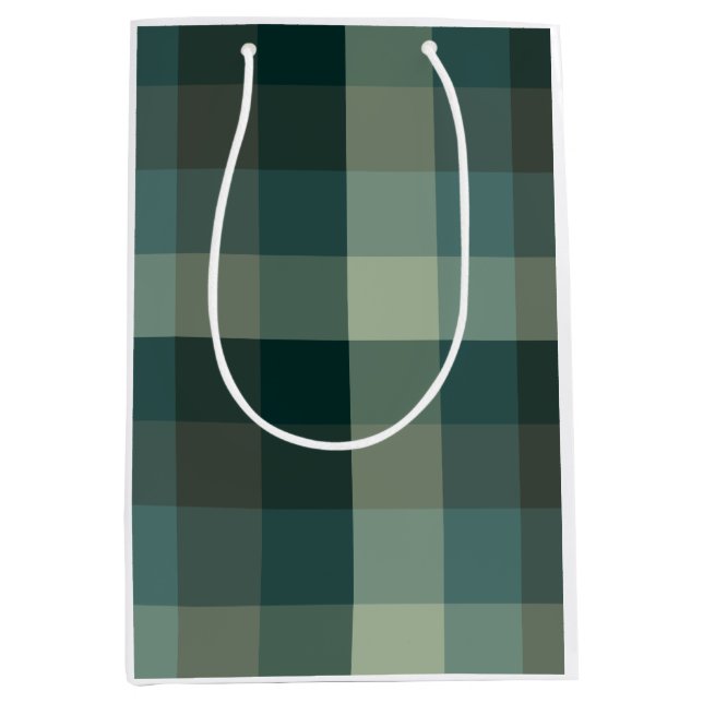Grön Gingham-Kontrollruta Design  (Framsidan)