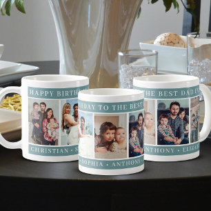 Grön Glad Födelsedag Bästa Pappa Någonsin Foto Co Kaffemugg