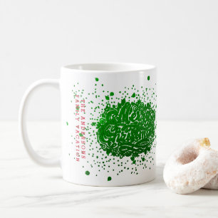Grön Glad Jul Semester MINNE Kaffemugg