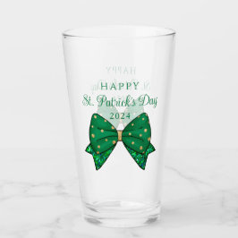 Grön Glad St. Patrick's Day 2024 Glaskopp