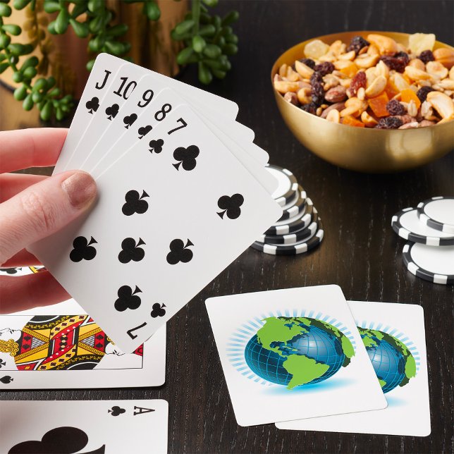 Grön glob casinokort (Skapare uppladdad)