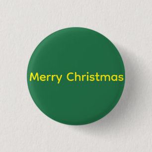 Grön God Jul Knapp