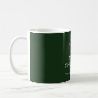 Grön God Jul Personlig Familj Kaffemugg