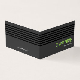 Grön & grå hängningmärkre för svart limefrukt visitkort