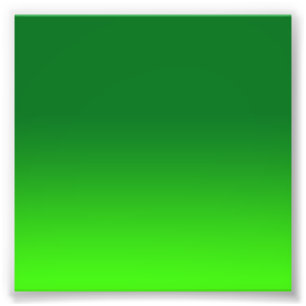 Grön Gradient Ombre Livlig Modern Enkel Fototryck