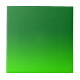 Grön Gradient Ombre Livlig Modern Enkel Kakelplatta