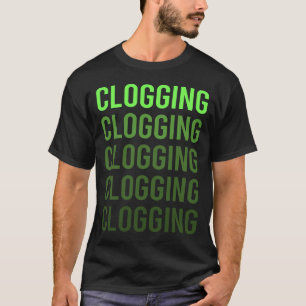 Grön Gradient Trängande Träsabottsdans Träsabottsd T Shirt
