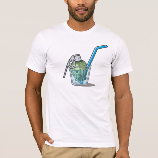 grön granat i lemonade t-shirt (Framsida)
