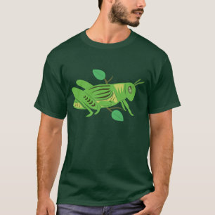 Grön gräshoppa t shirt