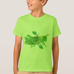 Grön gräshoppa tee shirt