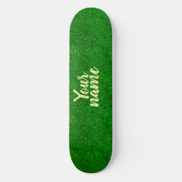 Grön grästextur från en fotbollsplan mini skateboard bräda 18,5 cm