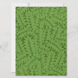 Grön grenmönster (Jungle Art) (William Morris) Kort