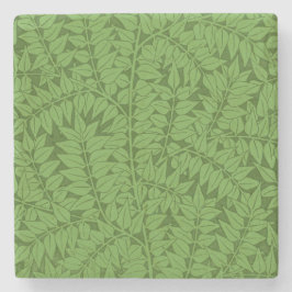 Grön grenmönster (Jungle Art) (William Morris) Stenunderlägg