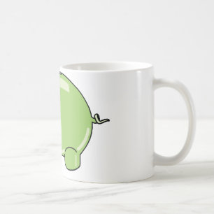 Grön grismugg kaffemugg