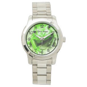 grön groda armbandsur