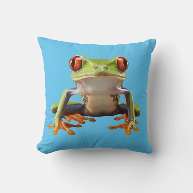 Grön groda kudde (Framsida)